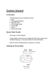 Rylo Inc 0101A User Manual
