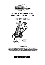 Northern Industrial Tools 1187 User Manual