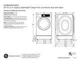 GE GFDR480E Specification Sheet
