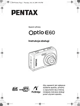 Pentax Optio E60 Mode D’Emploi