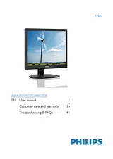 Philips LCD monitor, LED backlight 17S4LSB 17S4LSB/00 Manuale Utente