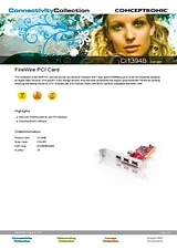 Conceptronic FireWire PCI Card C05-001 Prospecto