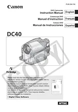 Canon DC40 지침 매뉴얼
