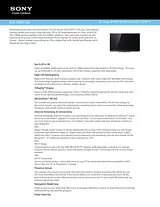 Sony KDL-60EX720 Benutzerhandbuch