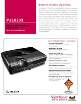 Viewsonic PJL6233 Specification Guide