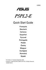 ASUS P5PL2 Guide D’Installation Rapide