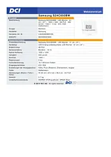 Samsung S24C650BW LS24C65KBWV 数据表