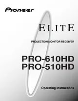 Pioneer Elite PRO 510HD 用户手册