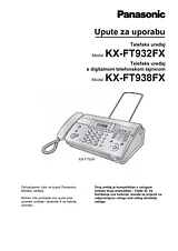 Panasonic KXFT938FX 작동 가이드