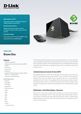 D-Link Boxee Box DSM-380/E Fiche De Données