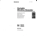 Sony MZ-R50 Manual