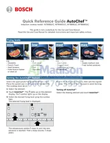 Bosch NIT8666SUC Quick Setup Guide