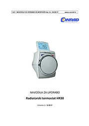 Homexpert By Honeywell Thermostat head 5 up to 30 °C Rondostat HR30 HR30 User Manual