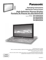 Panasonic th-37ph10 Operating Guide