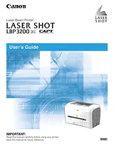 Canon lbp-3200 Manual Do Utilizador