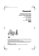 Panasonic KX-TG9391 Справочник Пользователя