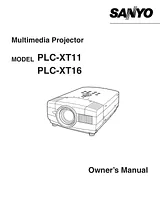 Sanyo PLC-XT11 Manual Do Proprietário