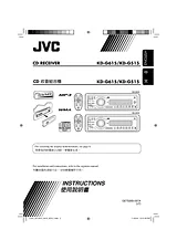 JVC KD-G615 사용자 설명서