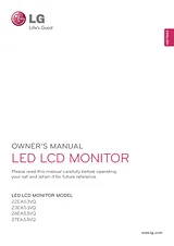 LG 24EA53VQ-P Owner's Manual