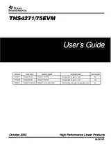 Texas Instruments THS4271 Evaluation Module THS4271EVM THS4271EVM Техническая Спецификация