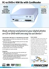 Freecom FC-10 DVD+/-RW with CardReader 22234 Prospecto