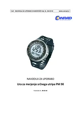 Beurer PM 90 Heart rate monitor watch with chest strap Black/silver 676.10 Fiche De Données