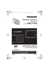 Panasonic DMC-FX33 Справочник Пользователя