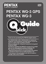 Pentax WG-3 GPS Guide D’Installation Rapide