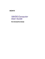 Sony PCV-RX460 Manuel