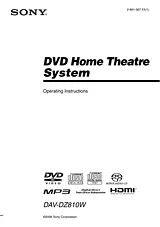 Sony DAV-DZ810W Benutzerhandbuch