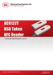 ACS ACR122T-WD ACR122T-E2ACSA Manuale Utente