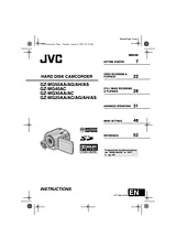 JVC gz-mg50 Manuel D’Utilisation