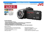 JVC GZ-RX510BEU Digital Camcorder,1920 x 1080 pix, 2.5 MPix, (3 "), Black GZ-RX510BEU Data Sheet