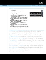Sony STR-DH520 规格指南