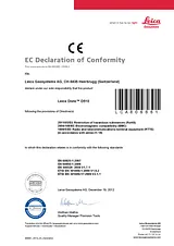 Leica Geosystems DISTO D510 Laser rangefinder Reading range (max.) 200 m 792290 Declaração De Conformidade