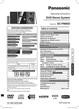 Panasonic SC-PM86D Manual Do Utilizador