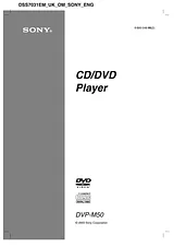 Sony dvp-m50 User Manual