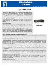 LevelOne GSW-0890 520009 Manuale Utente