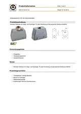 Lappkabel EPIC® H-B 10 TG M25 Socket shell straight 19040100 Ficha De Dados