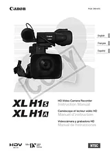 Canon XL H1A Manuale Istruttivo