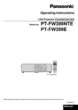 Panasonic PT-FW300NTE Manual Do Utilizador