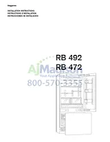 Gaggenau RB492701 Installation Instruction