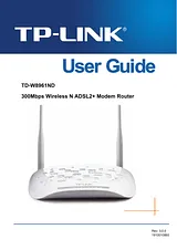 TP-LINK TD-W8961ND 사용자 설명서