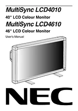 NEC LCD4610 Manuale Utente