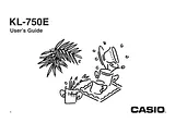 Casio KL-750E Справочник Пользователя