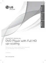 LG DVD Player DVX692H Справочник Пользователя