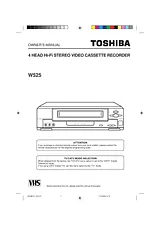 Toshiba W525 Manuel D’Utilisation