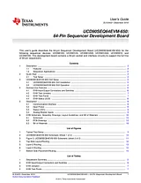 Datenbogen (UCD90SEQ64EVM-650)