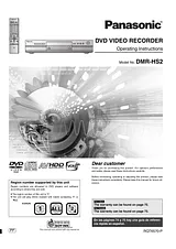 Panasonic dmr-hs2 Manual De Usuario
