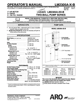 Ingersoll-Rand LM2305A-X-B Справочник Пользователя